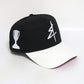 EBanks Blk/White Suede Champion SnapBack