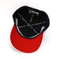 EBanks Blk/White Suede Champion SnapBack