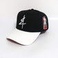 EBanks Blk/White Suede Champion SnapBack